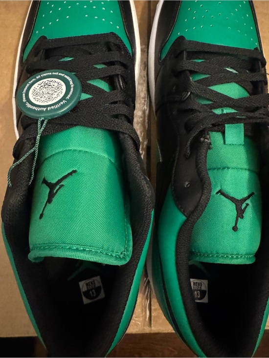 Nike Air Jordan 1 Low Lucky Green 553558-065 Men\'s Size 13 main image 5